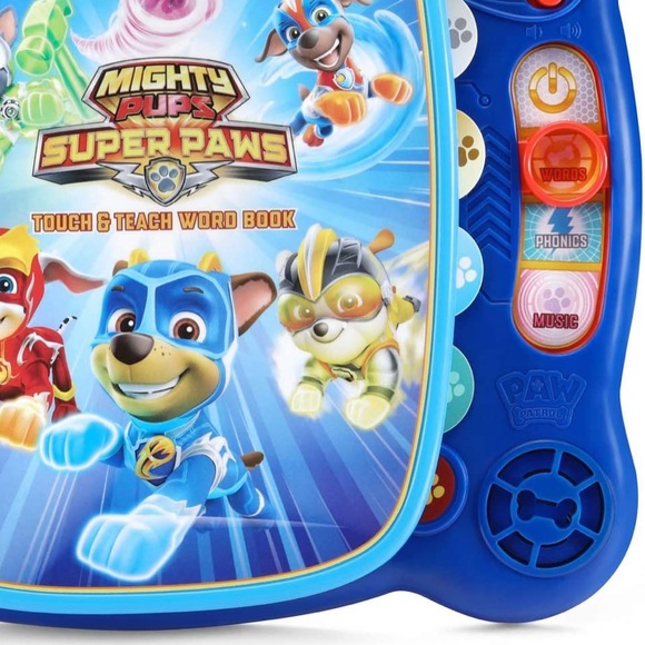 VTech Paw Patrol Mighty Pups Touch Word Book - Picture 4 of 8